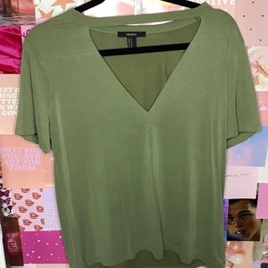 Forever 21 tshirt with cut out neckline!